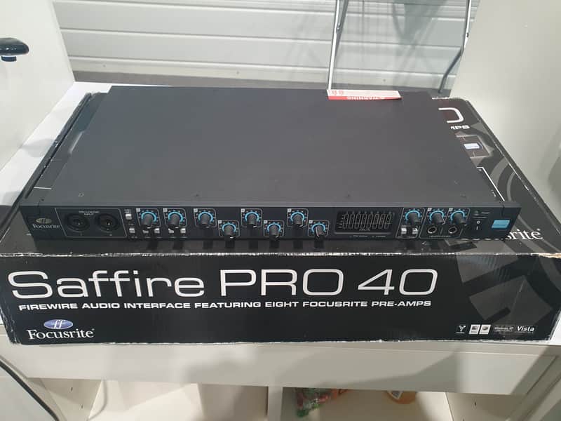 Focusrite Saffire Pro 40 Firewire Audio Interface 2010s - Black image 1
