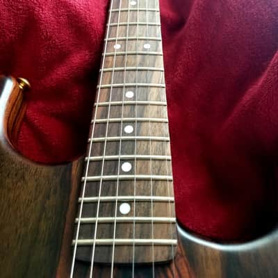 SJ Custom Guitars  Stratocaster semihollow all rosewood, Wilkinson tremolo, gotoh tuners image 6