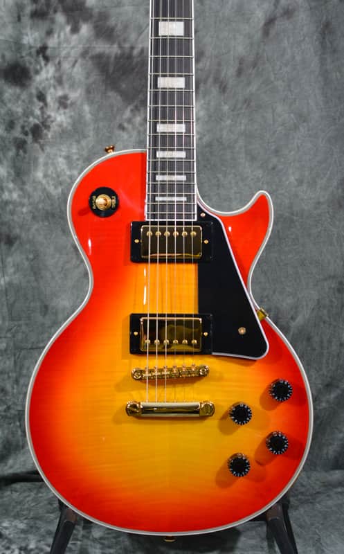 Epiphone Les Paul Custom Exclusive Heritage Cherry Sunburst w/ FREE Same Day Shipping image 1