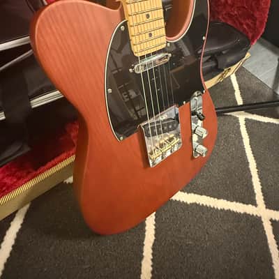 Fender Limited edition American performer timber telecaster  2023  - Timber sasafrass mocha image 4