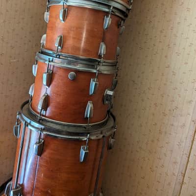 1972 Ludwig Double Bass Drum 6 piece Drum Set 3 Ply Bild 3