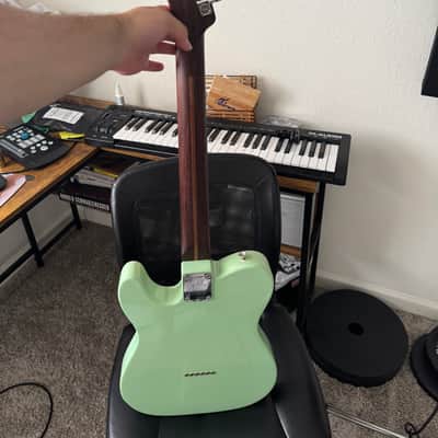 Fender Limited Edition American Professional Telecaster with Rosewood Neck 2017 - 2018 - Surf Green image 3