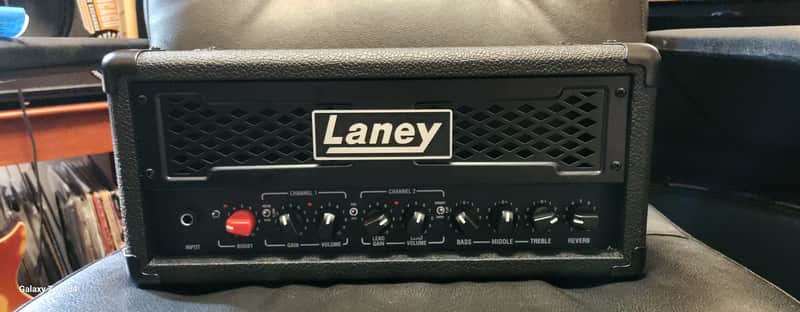 Laney IRF-DUALTOP Ironheart Dualtop 2-Channel 60-Watt Guitar Amp Head 2023 - Present - Black imagen 1