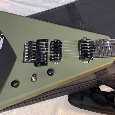 NEW! Jackson American Series Rhoads RR24 - Ebony Fingerboard  - Floyd Rose - Matte Army Drab - Authorized Dealer image 3