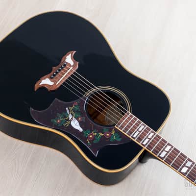1984 Gibson Dove Vintage Dreadnought Acoustic Guitar Ebony w/ Case image 10
