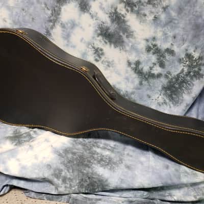 1975 Air Line Adjustable Bridge Dreadnought Flat Top Western Guitar Original Soft Shell Case image 13