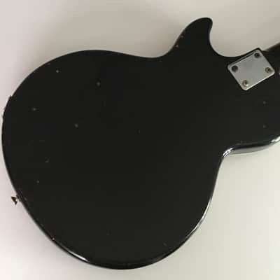 Vintage Matsumoku Memphis LP 1970s Piano Black Beauty Les Paul Dual Humbucker Single Cut Guitar image 11