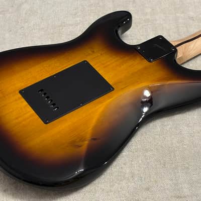 2014 Squier Bullet Stratocaster HH Tremolo Black Hardware Rosewood Fretboard image 14