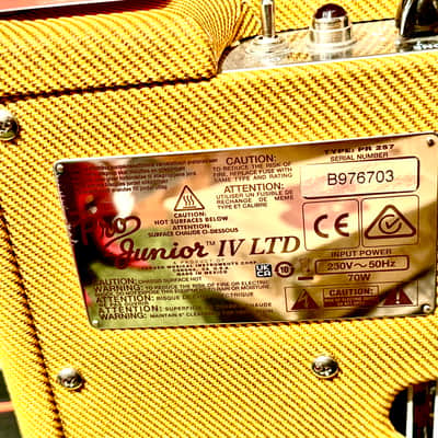 Fender PRO Jr IV LTD Limited - Tweed image 5