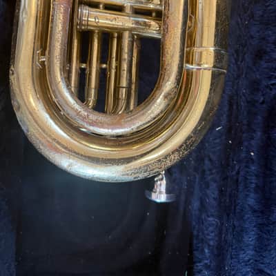 Bach Mercedes Marching Baritone Horn with case and mouthpiece, Made in USA image 9