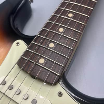 Warmoth S-Type - Three Tone Sunburst - Lightly Aged Nitro finish image 12