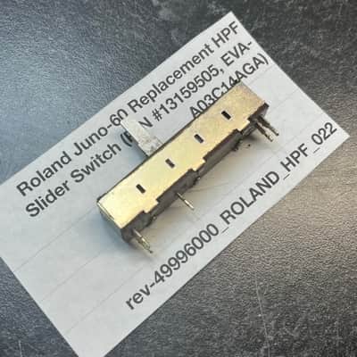 ORIGINAL Roland Juno-60 Replacement HPF Slider Switch (13159505) for Juno-60 image 2