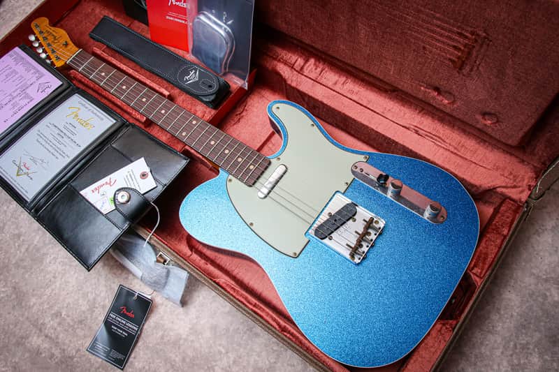 FENDER USA Custom Shop 60's Flamethrower Telecaster Custom Jrny Relic "Lake Placid Blue Sparkle" (2026) image 1