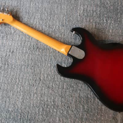 Vintage 1960s Teisco MIJ Early Hoshino Gakki Ibanez Maxitone 3 Pick UP Claw Shape Guitar Rare image 7