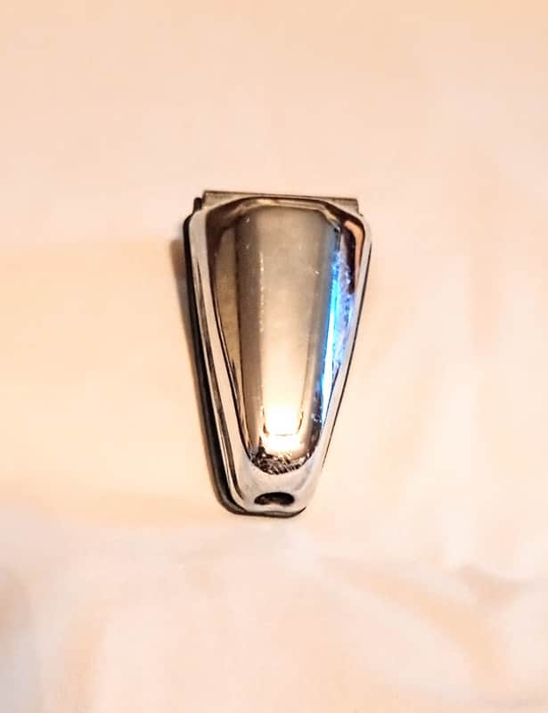 PACIFIC / PDP BASS DRUM CLAW WITH GASKET - CHROME - FREE SHIP TO C-USA! image 1