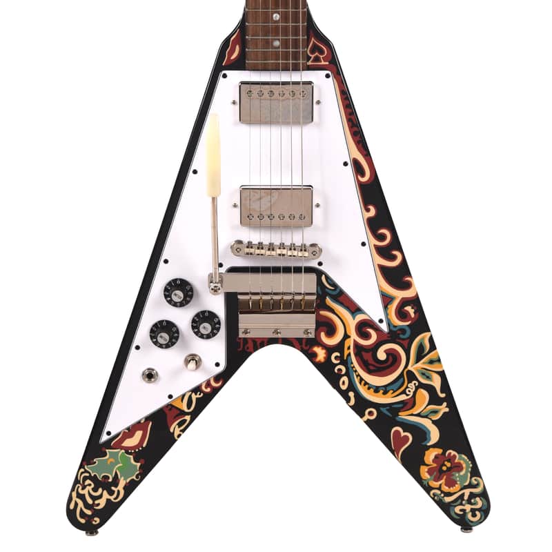 Epiphone Jimi Hendrix Signature "Love Drops" Flying V Left-Handed Bild 2