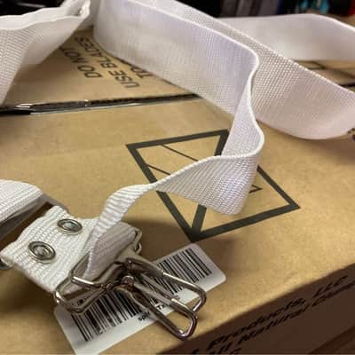 NEW OLD STOCK Enforcer Bass Drum Strap Sling (lot of 3) 2010s - White image 4