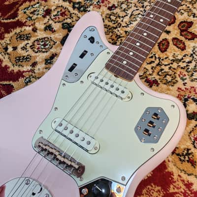 *NEW IN BOX* 2026 Fender Japan FSR Traditional II 60s Jaguar Shell Pink with Matching Headstock, Custom Shop '62 PU, Alder Body , MIJ JD26 image 7