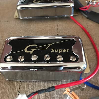 Gretsch Super Hi Lo Tron pickups w/Complete wire harness image 1