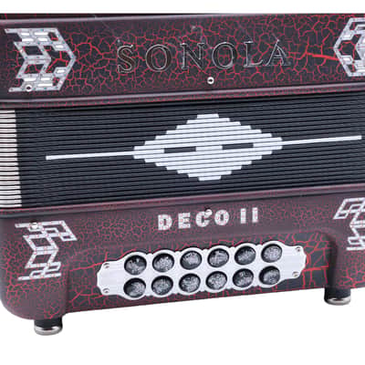 MAXIM'S SONOLA 5 Switch FBE (FA) Accordion - Lava Red image 5