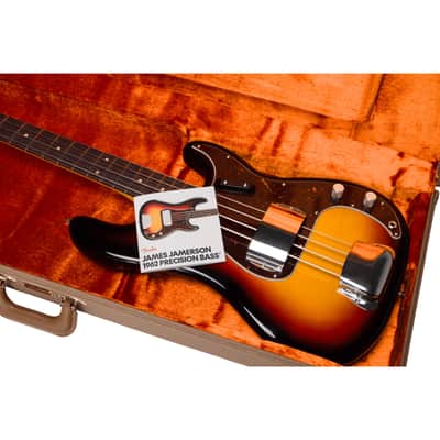 Fender James Jamerson 1962 Precision Bass 3-Color Sunburst - 4-String Electric Bass image 5
