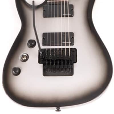 Agile Interceptor 7 String Left Handed Electric Guitar with Floyd Rose Pro 725 EB DNC Silverburst image 1