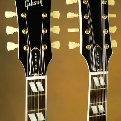Gibson EDS-1275 Lefty Alpine White Left Handed Double Neck Electric Guitar image 5