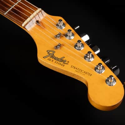1983 Fender Dan Smith Era 2-Knob Stratocaster RW - Black | USA Fullerton Vintage Rosewood Fretboard Free Flyte Tremolo | CoA OHSC image 8