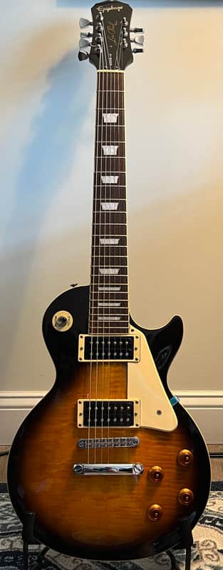 Epiphone 7 String Les Paul 2000 - Tobacco Sunburst image 1