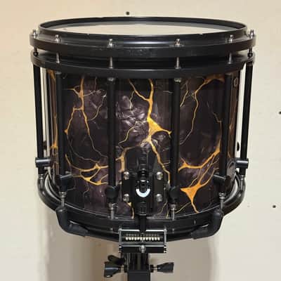 Mapex MKII Marching Snare Drum - Vortex Wrap / Black Hardware 14/12” image 4