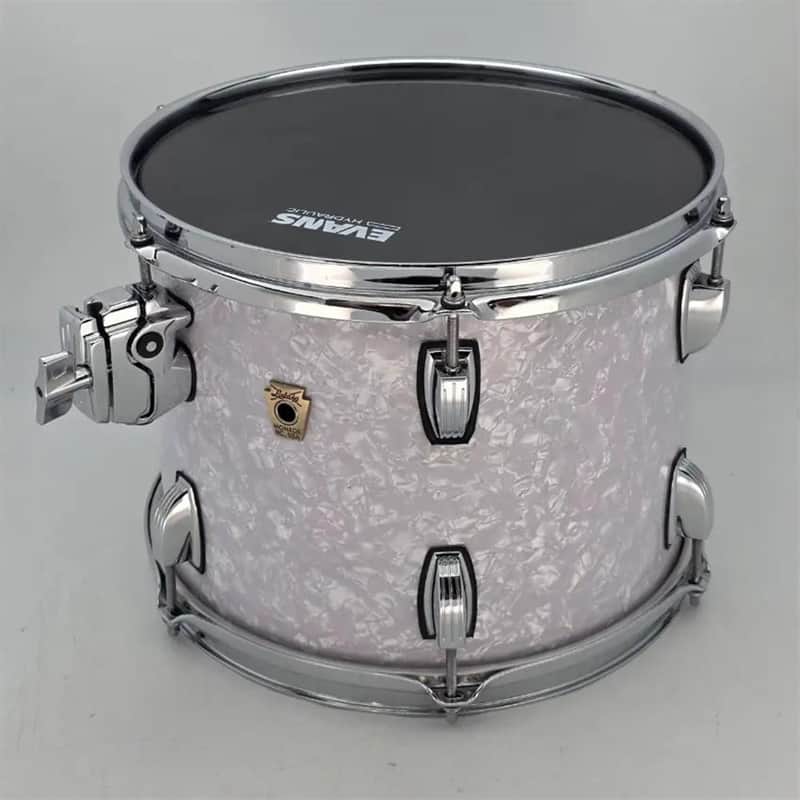 Used Ludwig Classic Maple 12x9 Tom White Marine Pearl - Good image 1