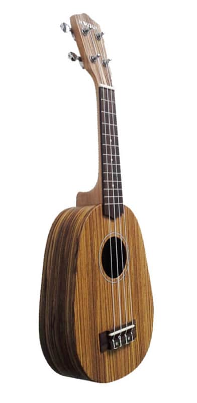 Suzuki SUKS-PA-ZB 21" Soprano Ukulele with Padded Bag. Zebrawood image 1