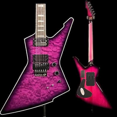 Schecter E-1 FR S Special Edition Electric Guitar - Trans Purple Burst image 1