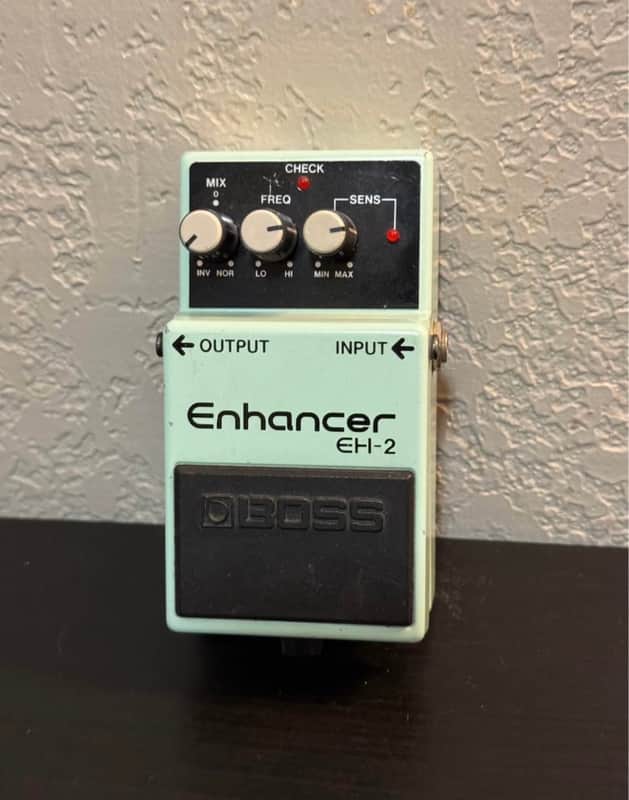 Boss EH-2 Enhancer (Silver Label) 1990 - 1998 - Light Blue image 1