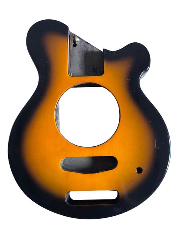 Sunburst Basswood Pignose Style Guitar Body DIY image 1