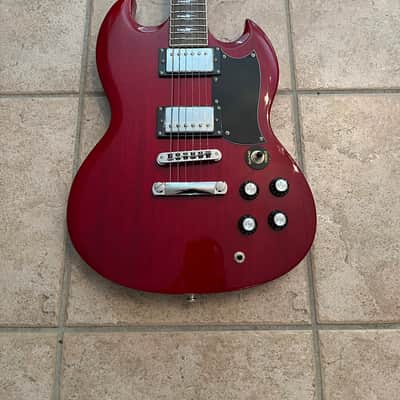 NEW IN BOX Firefly SG Angus Young AC DC Signature SG Custom Tribute Lightning Inlays FFLGS image 4