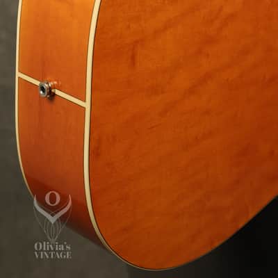2013 Epiphone Dove Pro/Studio Dreadnought Flattop Acoustic Violin Burst image 18