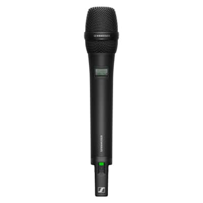 Liquid Audio Sennheiser AVX-Combo Set-4 Wireless Handheld Omnidirectional Microphone Bundle w/Pig Hog PHM10 8mm Mic Cable, 4-Pack Blucoil AA Batteries Polishing Cloth image 3