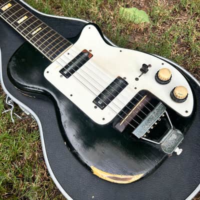 Vintage 1956 Harmony H88 Stratotone Doublet w/ HSC image 2