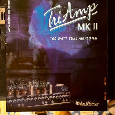 Hughes & Kettner TriAmp MK II 6-Channel 100-Watt Guitar Amp Head 2002 - 2014 - Black image 3