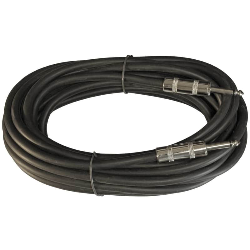 25' ft feet foot 1/4" plugs to 12 ga gauge pro audio pa SPEAKER CABLE audio cord image 1