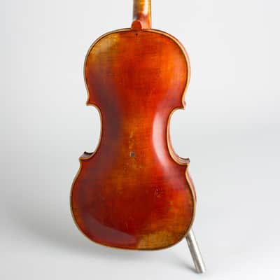 Jar Krumphans Praha Resophonic Violin, c. 1900, black hard shell case. image 2