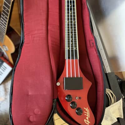Guild Ashbory Bass 1980's - Red image 5