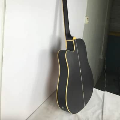 Sunburst Folk Acoustic Guitar Spruce Top Body with Maple Neck image 2