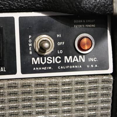 1978 Music Man HD-130 bass head with 2x12 RH cab image 7