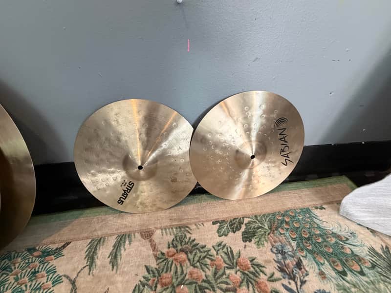 Sabian Stratus 14” hi hat cymbals GREAT condition 🥁 save BIG image 1