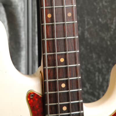Fender 1963 Precision Bass Olympic White Vintage Pre-Owned image 5