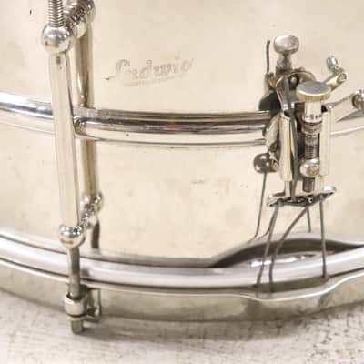 Ludwig Pioneer 6.5X14" NOB 2pc 6 Lug Snare Drum Vintage 1920's image 2