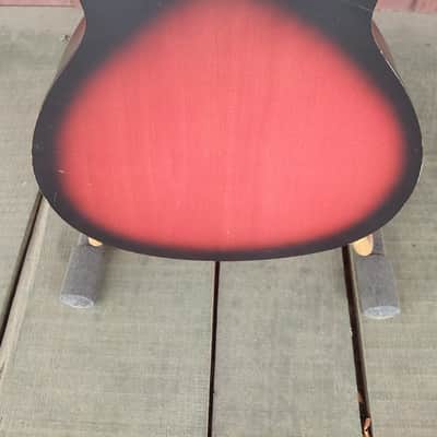 Vintage Orpheus Steel Neck, Sunburst Finish Acoustic Guitar image 9