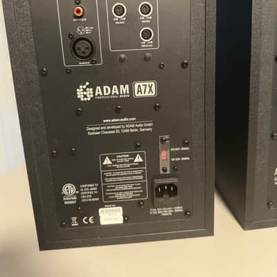 ADAM Audio A7X Active Nearfield Monitors (Pair) 2010s - Black image 2